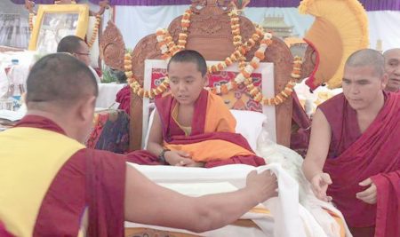 The Grand Enrollment Ceremony of the 20th Reincarnation of Bakula Rinpoche at Drepung Losel Ling